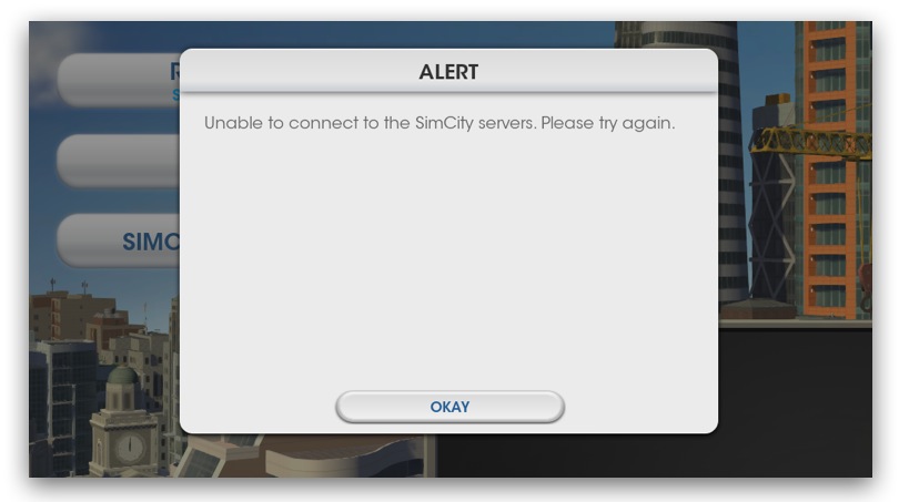 SimCity Servers Down