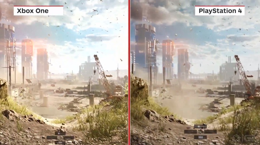 IGN Compares Battlefield 4 Graphics on the PS4 and Xbox One