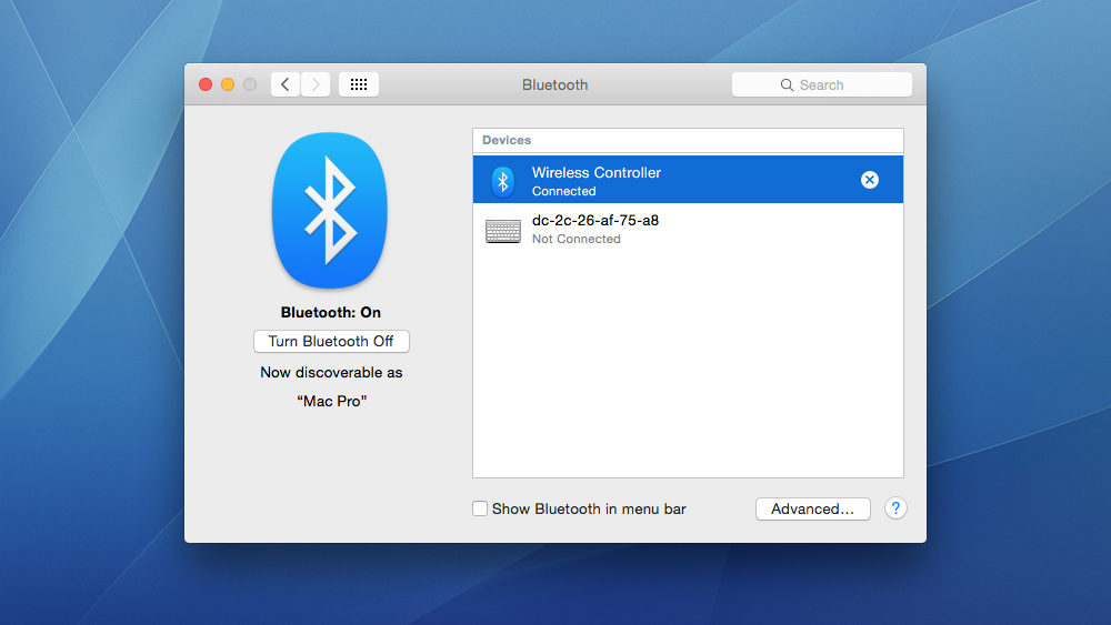 how to bluetooth connect ps4 controller to mac