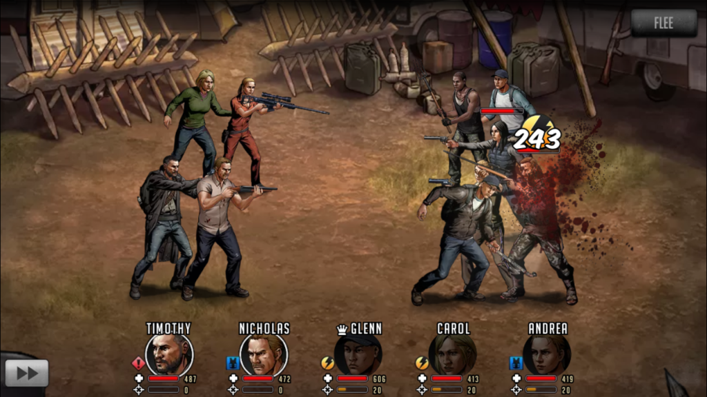 TWD Road to Survival Human Battles