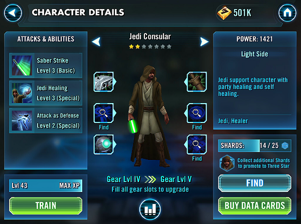 Star Wars: Galaxy of Heroes Jedi Consular Review