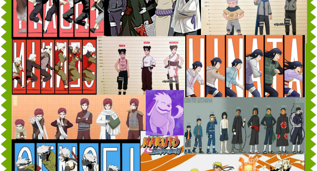 Naruto Character Evolutions