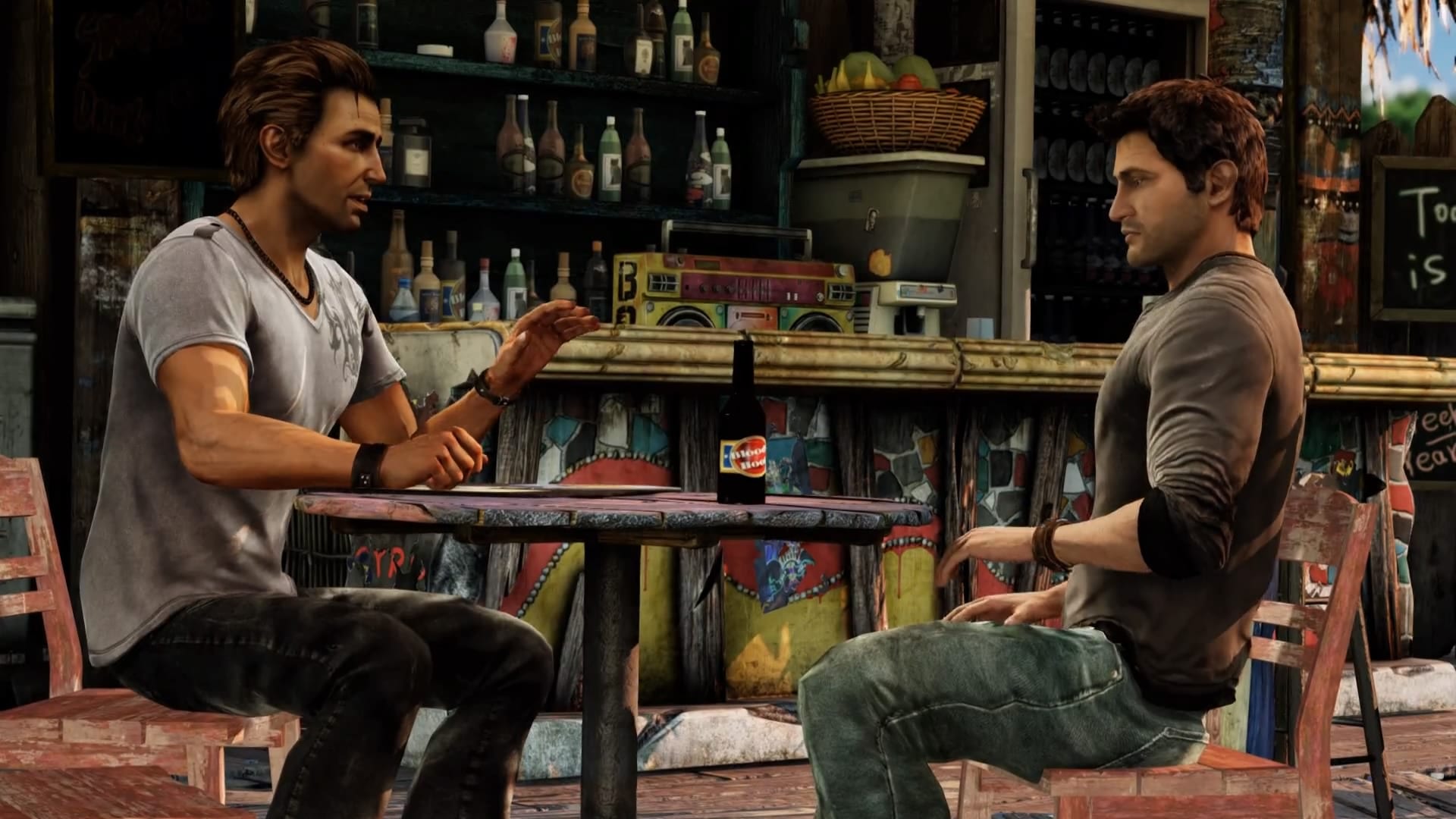 Discussing plans for Uncharted 4.