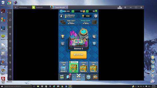 how to play clash royale on pc without bluestacks