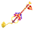 KH Unchained X Lady Luck3 Keyblade