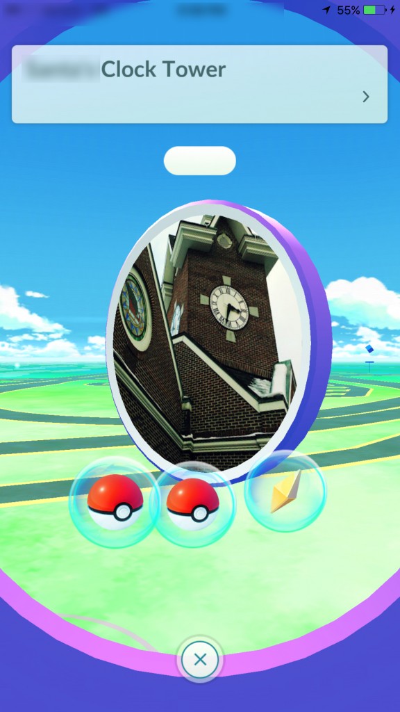 عناصر pokestop