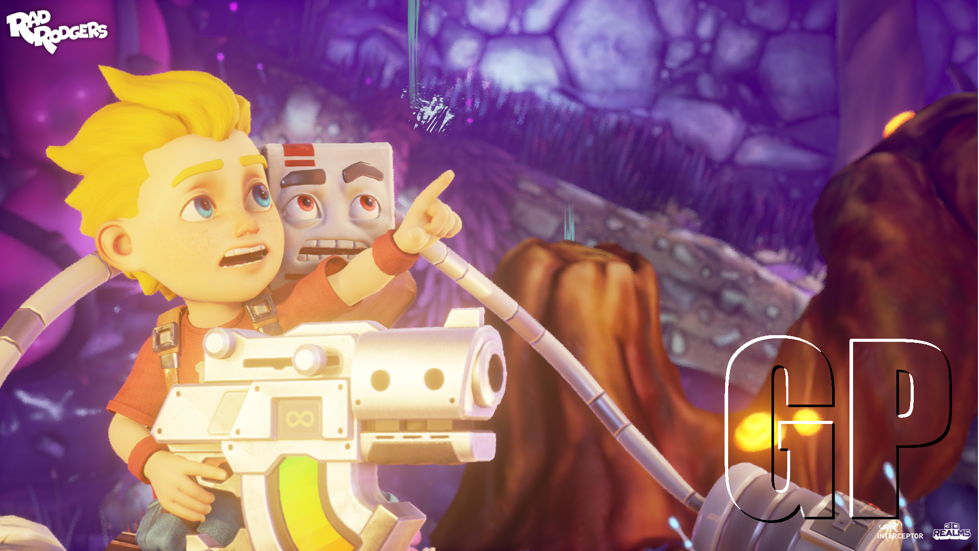 Foul-Mouthed Platformer 'Rad Rodgers' Announced for PS4 and PC, Kickstarter Goes Live