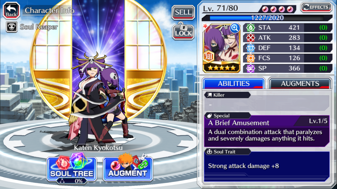 Bleach Brave Souls Character Review Katen Kyokotsu Player Assist