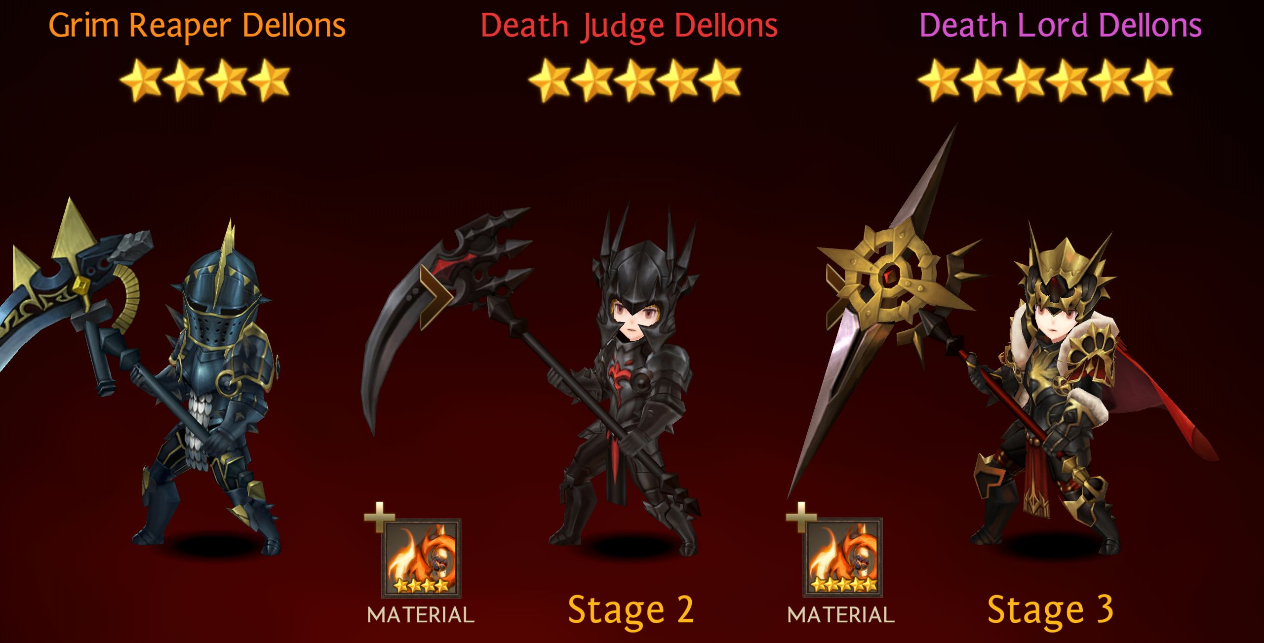 Seven Knights [Grim Reaper, Death Judge, Deadly Monarch] - Dellons (Delonse)