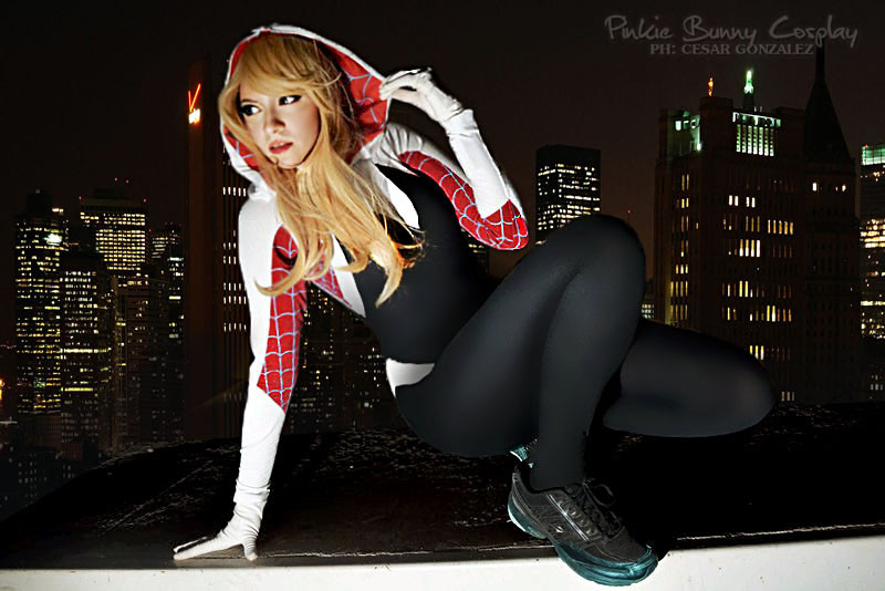 spider gwen by pinkie bunny cosplay dancggo