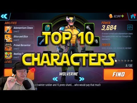 [Top 10] Best Marvel Strike Force Characters
