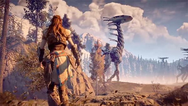 horizon zero dawn impact poster ps4 us 07feb17