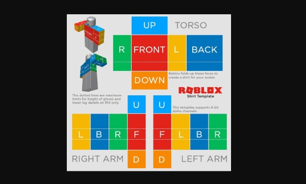 how to make a custom roblox shirt