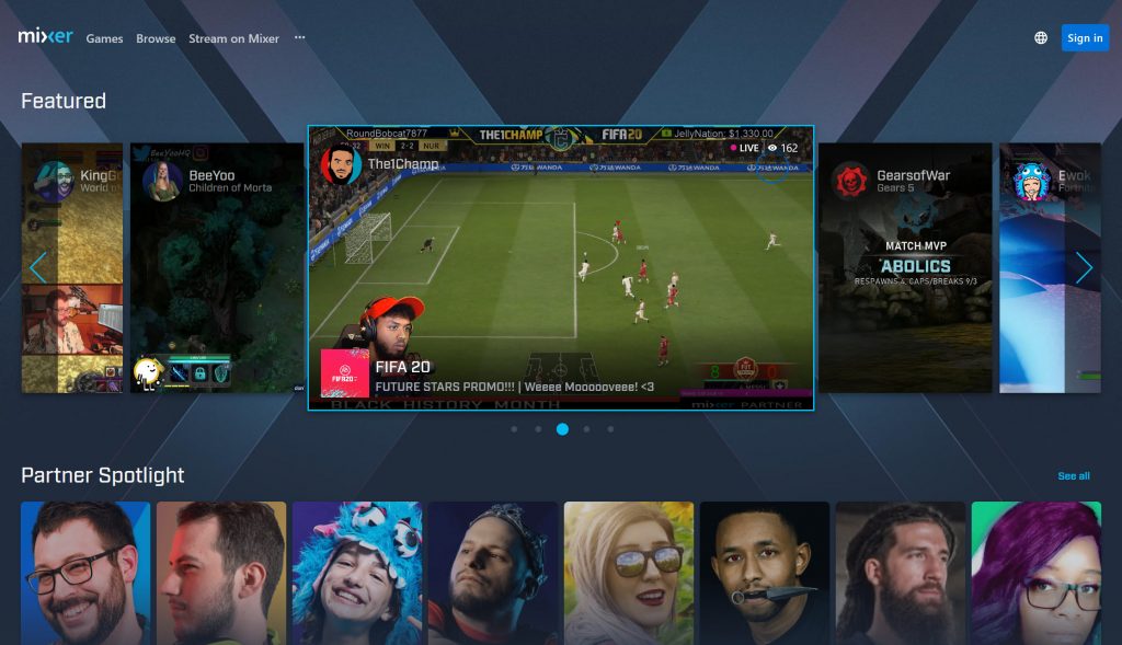 Mixer Home Page