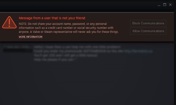 Can you send a message on Steam to someone whos not your friend2