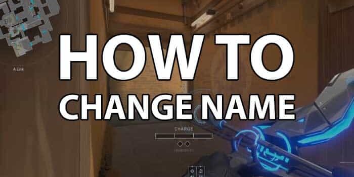 how to change name in valorant