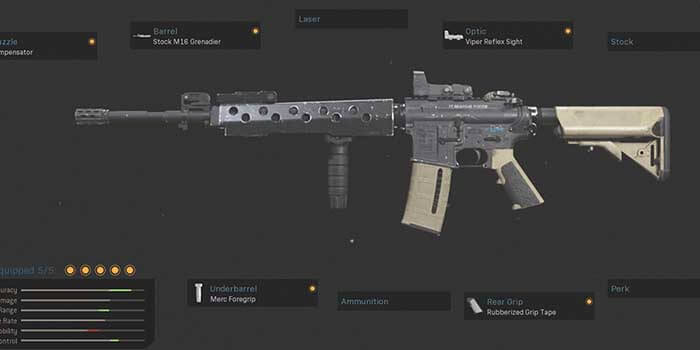 m4a1 loadouts attachments