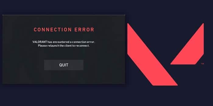 valorant encountered connection error