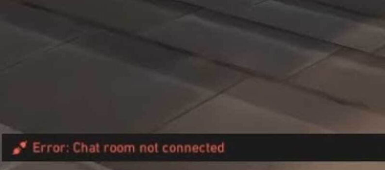chat room not connected