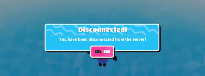 disconnected from the server