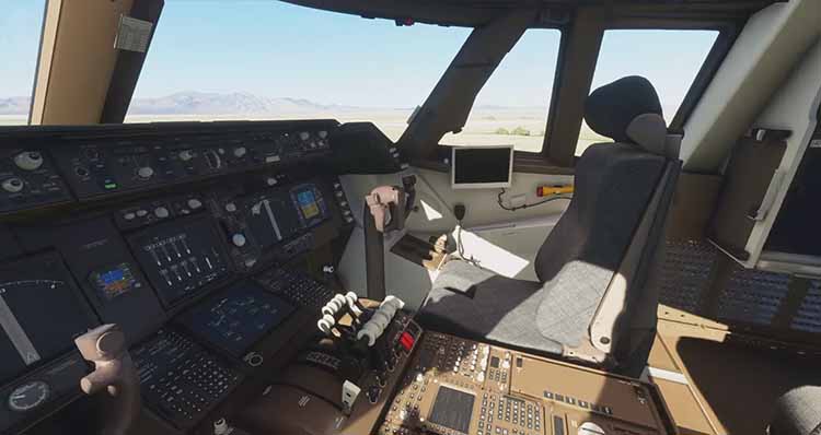 flight simulator inside game