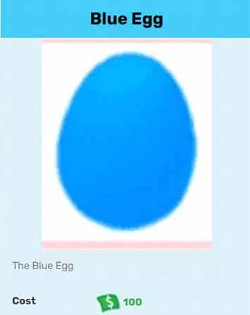 blue egg adopt me