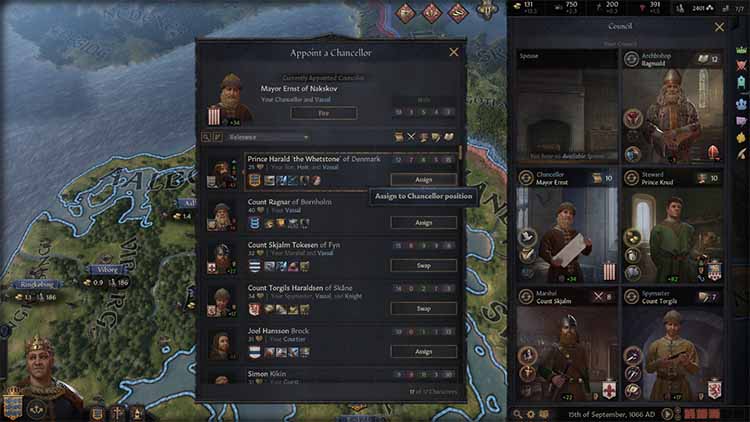 changing council member crusader kings 3 step 3