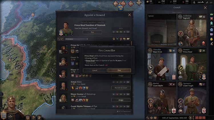 changing council member crusader kings 3 step 4