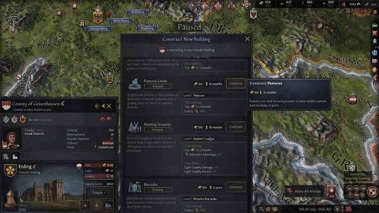 Crusader Kings 3: How To Increase Army Size - Player Assist | Game ...