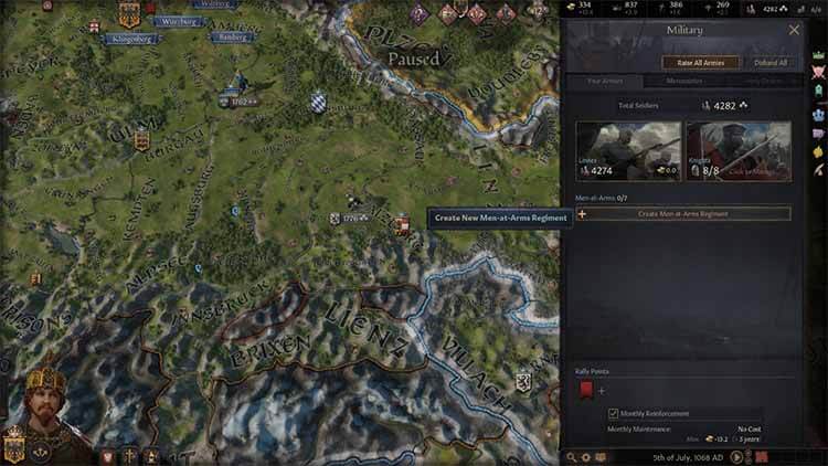 Crusader Kings 3: How To Increase Army Size - Player Assist | Game ...