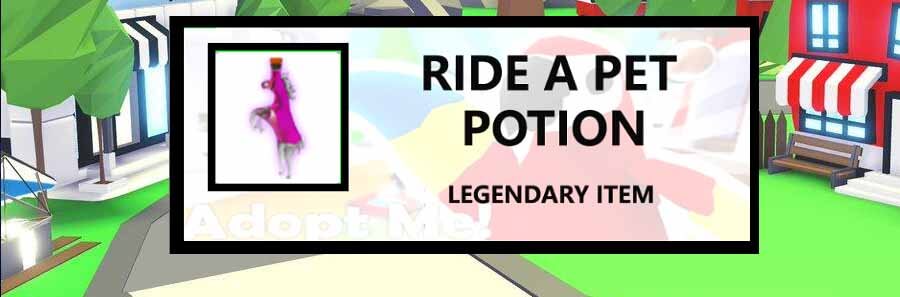 How Much Is A Ride Potion In Adopt Me?