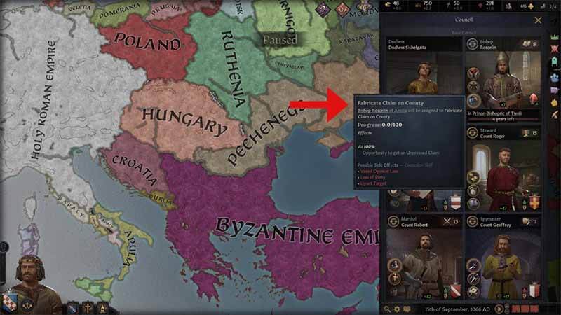 step 3 fabricate claim crusader kings 3