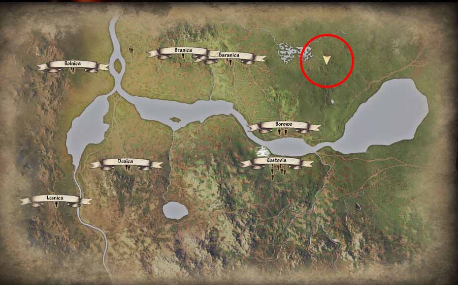 where is sambor location map