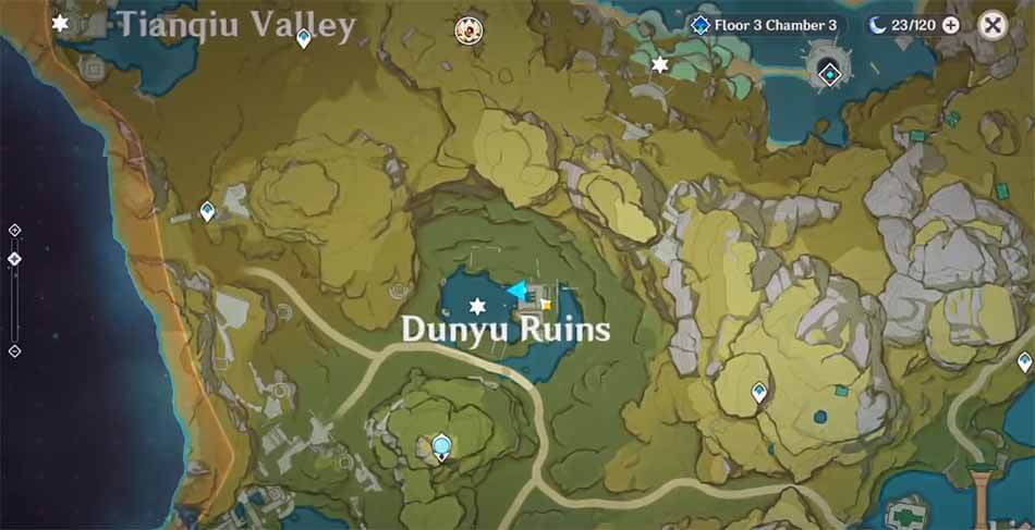 dunyu ruins location