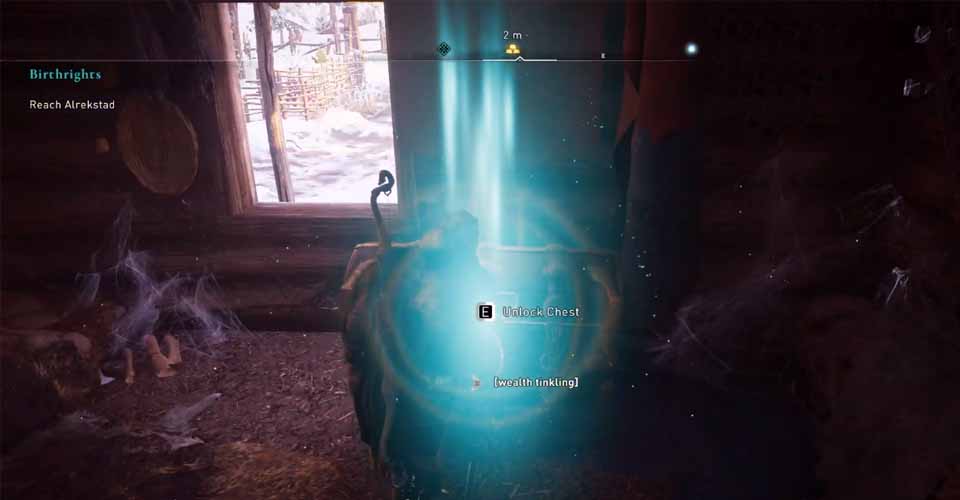 Assassin’s Creed Valhalla: Deserted Chalet Chest Key Location