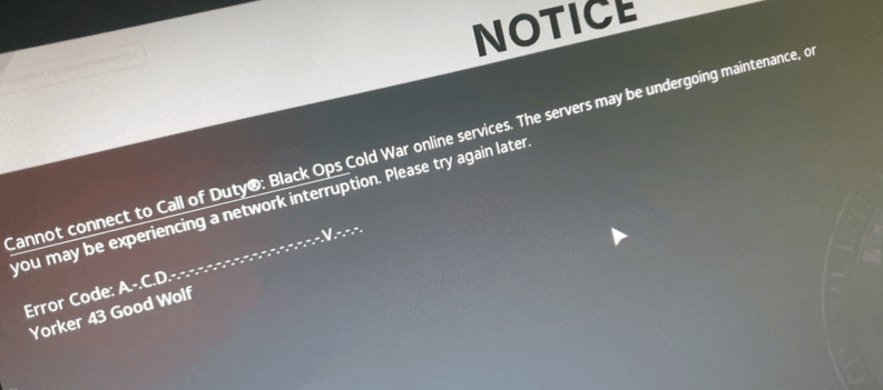 how to fix cannot connect to online services cod black ops cold war