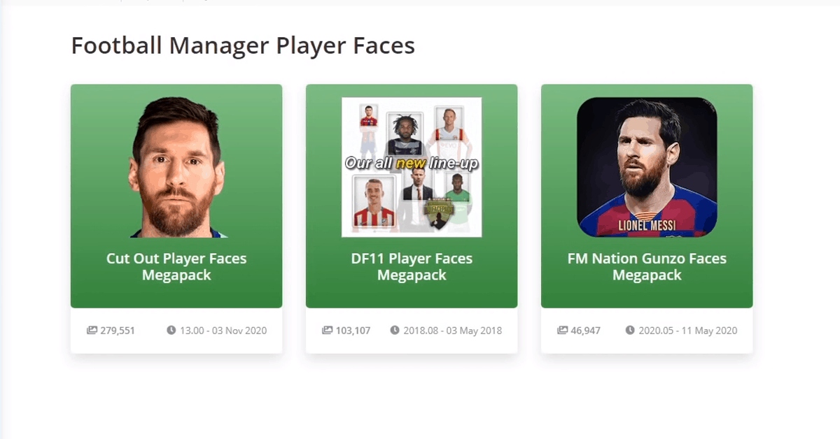 Football Manager 2021 facepacks: The best FM21 facepacks to