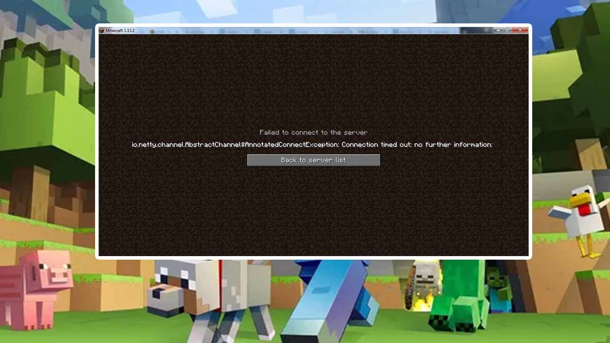 Minecraft: Fix Failed to Connect to Server: IO Netty Abstract Channel