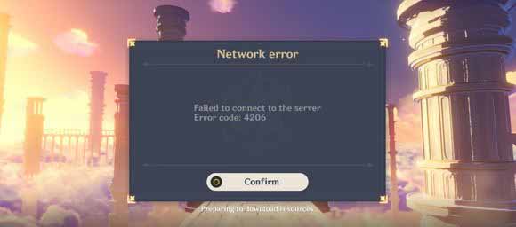 network error genshin impact