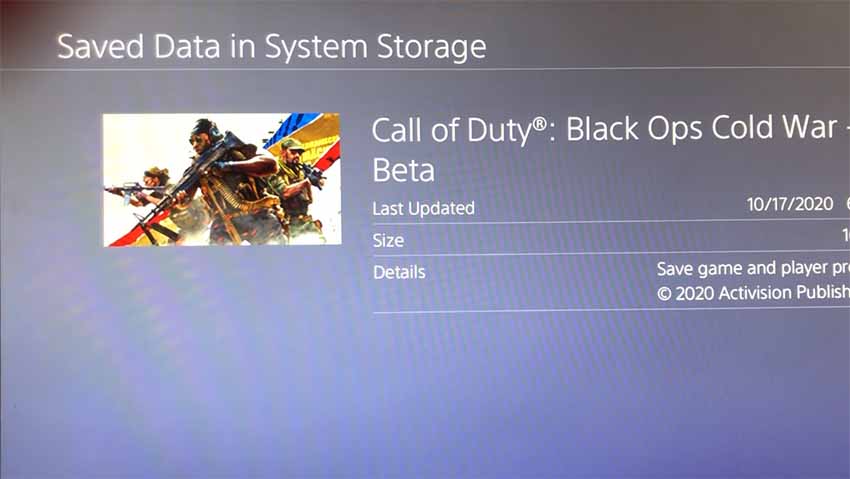 save data system storage controller black ops cold war