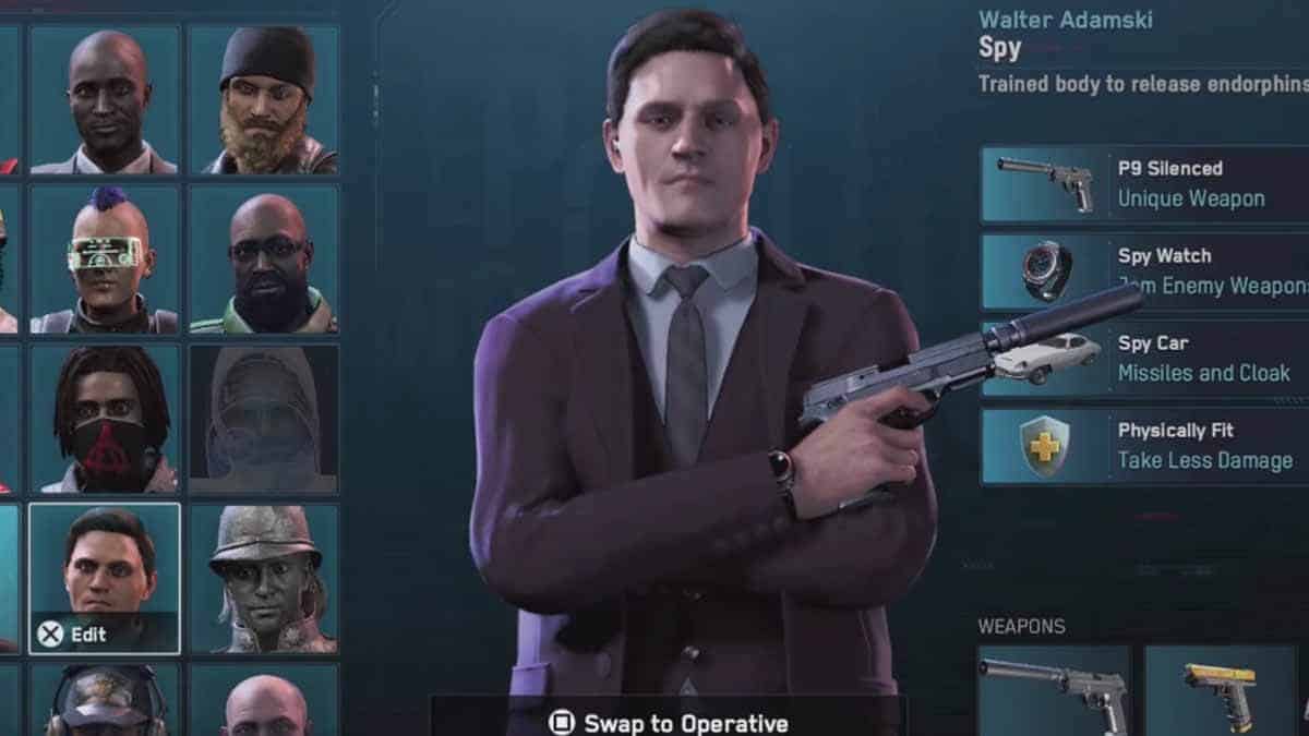 Watch Dogs: Legion - Hitman and Spy operative locations explained