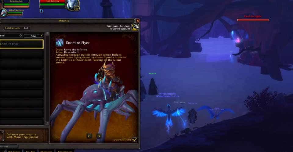 World of Warcraft Shadowlands: How to Get the Endmire Flyer Rare Mount