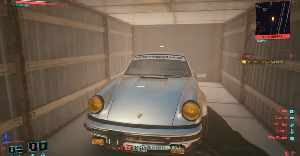 How to Get Johnny Silverhand's Car in Cyberpunk 2077