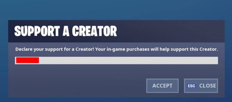 how to get support a creator code fortnite epic games