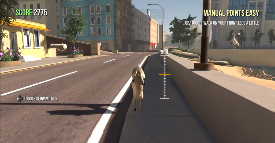 how to walk on front legs goat simulator