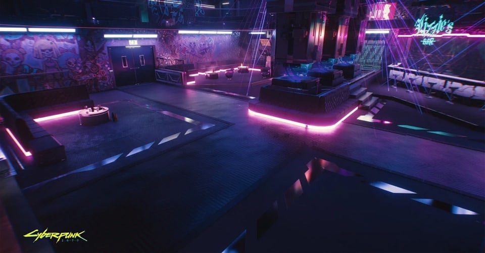 Cyberpunk 2077: Lizzie’s Bar Location
