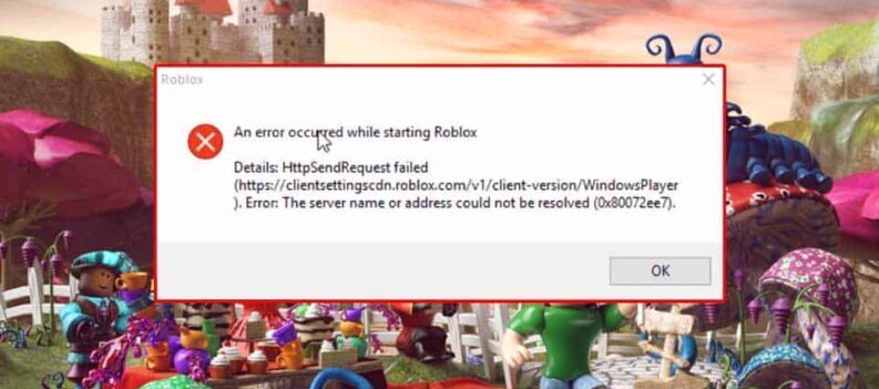 roblox error while starting cover
