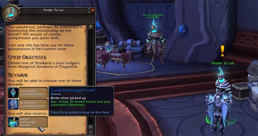 weekly quests wow shadowlands
