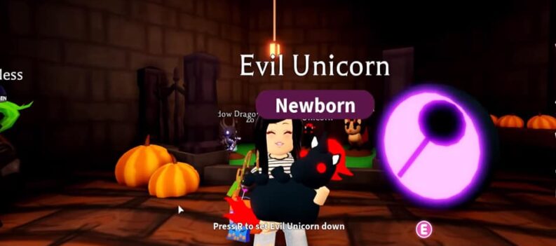 adopt me how much is an evil unicorn worth