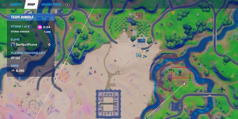 fortnite chapter two season five all xp coin locations week 8